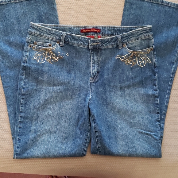 American Exchange jeans Size 15 stud accents 🦋 - Picture 3 of 15